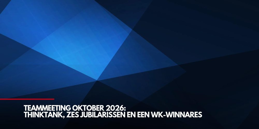 Teammeeting Naast de gebruikelijke agenda ging deze keer bijzondere aandacht naar de voortgang en de resultaten van de M2Q ThinkTank.