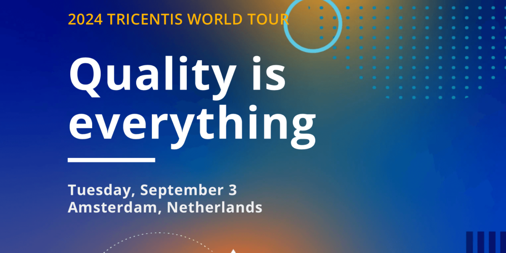 QUALITY IS EVERYTHING World Tour van Tricentis te Amsterdam.